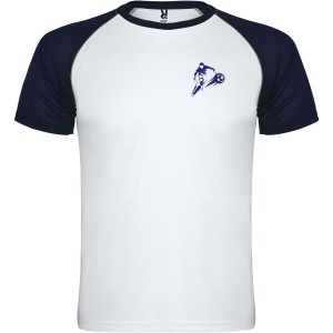 Indianapolis rvid ujj gyerek sportpl, white, navy blue (T-shirt, pl, kevertszlas, mszlas)