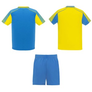 Juve gyerek sport szett, yellow, royal blue (T-shirt, pl, kevertszlas, mszlas)