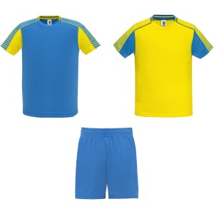 Juve gyerek sport szett, yellow, royal blue (T-shirt, pl, kevertszlas, mszlas)