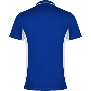 Montmelo rvid ujj uniszex sportpl, royal blue, white (T-shirt, pl, kevertszlas, mszlas)