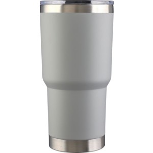 Rozsdamentes acl duplafal pohr, 590 ml, szrke