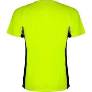 Shanghai rvid ujj gyerek sportpl, fluor green, solid black (T-shirt, pl, kevertszlas, mszlas)