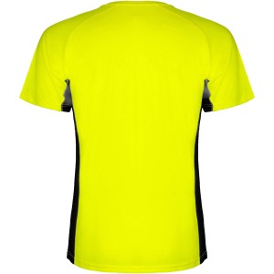 Shanghai rvid ujj gyerek sportpl, fluor yellow, solid black (T-shirt, pl, kevertszlas, mszlas)