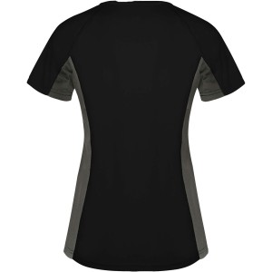 Shanghai rvid ujj ni sportpl, solid black, dark lead (T-shirt, pl, kevertszlas, mszlas)