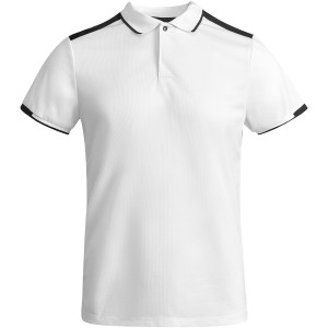 Tamil rvid ujj frfi sportpl, white, solid black (T-shirt, pl, kevertszlas, mszlas)