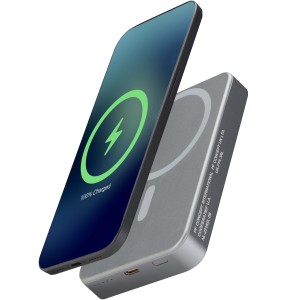 Avis m�gneses powerbank, 10.000 mAh, fegyvermet�l