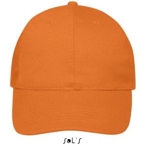 Sols Buffalo 6 paneles baseballsapka, Orange